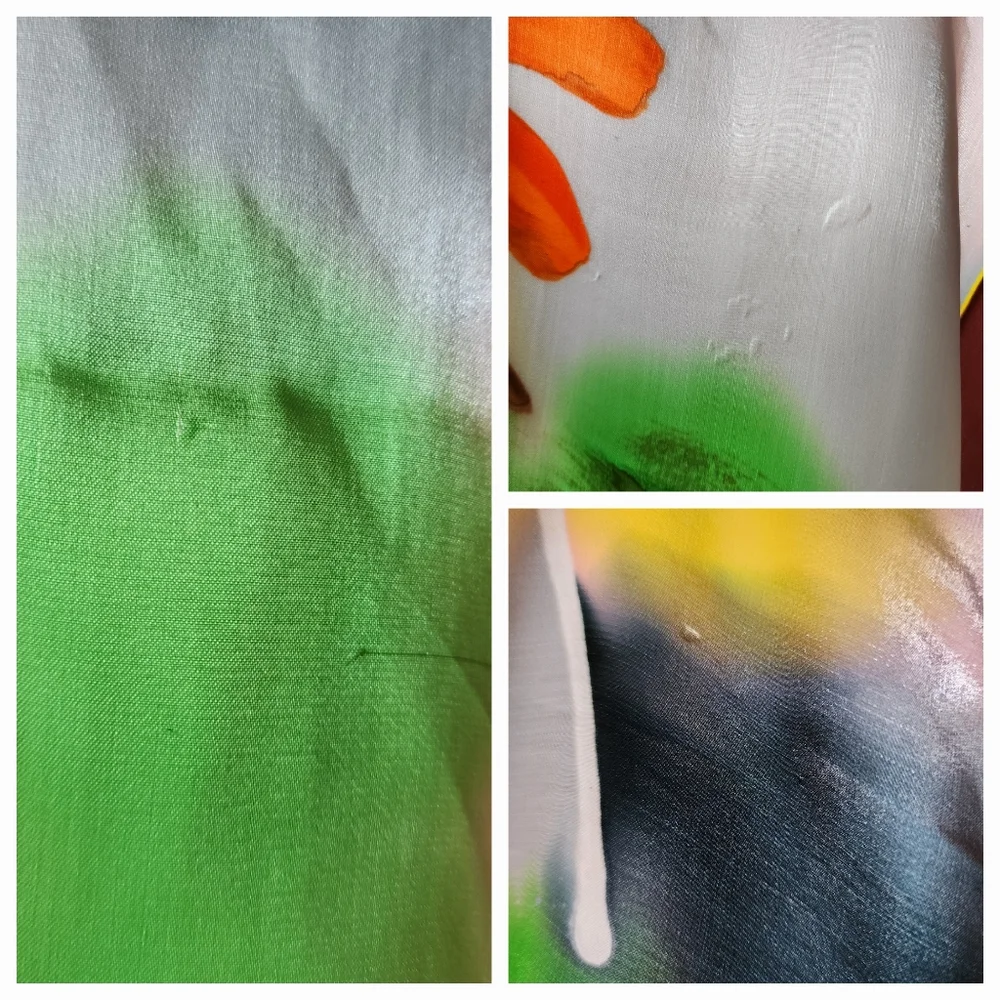 Huasheng Floral Silk Scarf